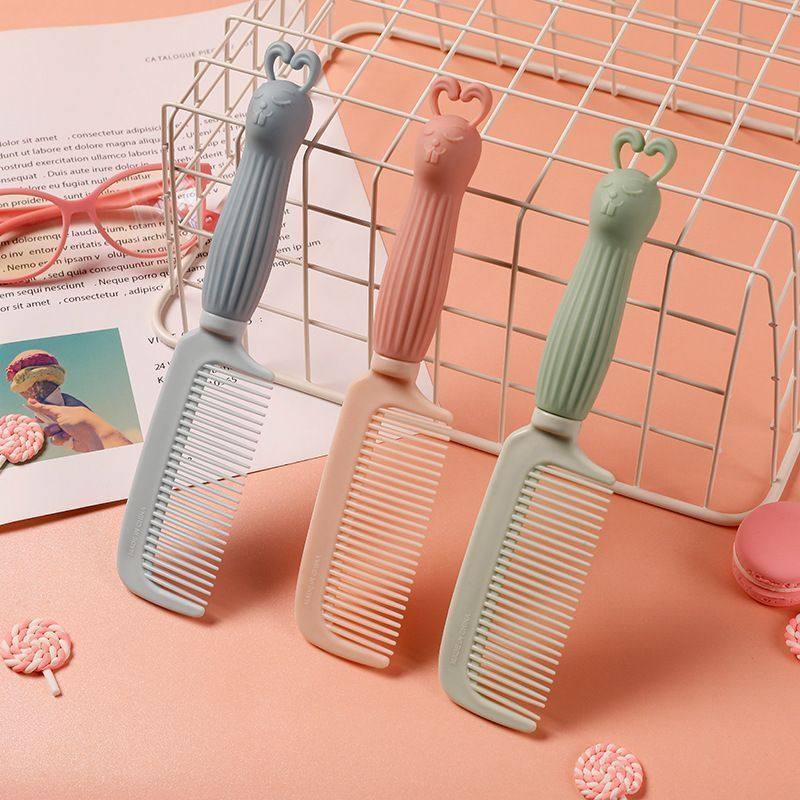 网红款防静电卡通可爱梳子女卷发梳密齿梳儿童学生长发直发便携带