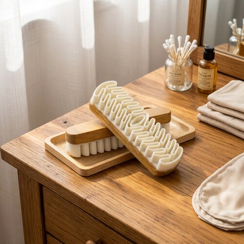 麂皮绒面胶雪地靴麂皮鞋刷清洁洗鞋刷超软翻毛皮家用强力刷鞋神器