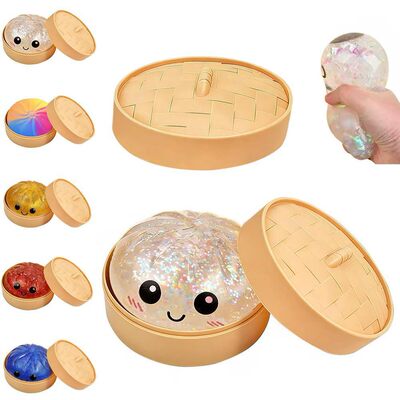 包子捏捏乐Dumpling Squishies 随身携带柔软不粘手挤压回弹玩具