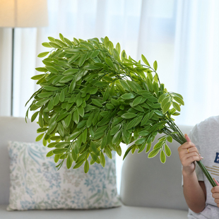 喜莱卡彷真绿色植物婚庆婚礼摄影道具花艺装饰新款典礼背景路引花