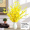 European Lotus Leaf Vase+10 Yellow Dancing Orchid Long Style