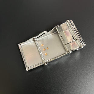 老式滚轮平滑扣头牛皮腰带男卡子滚柱皮3.5带头滚轴皮带扣头无牙