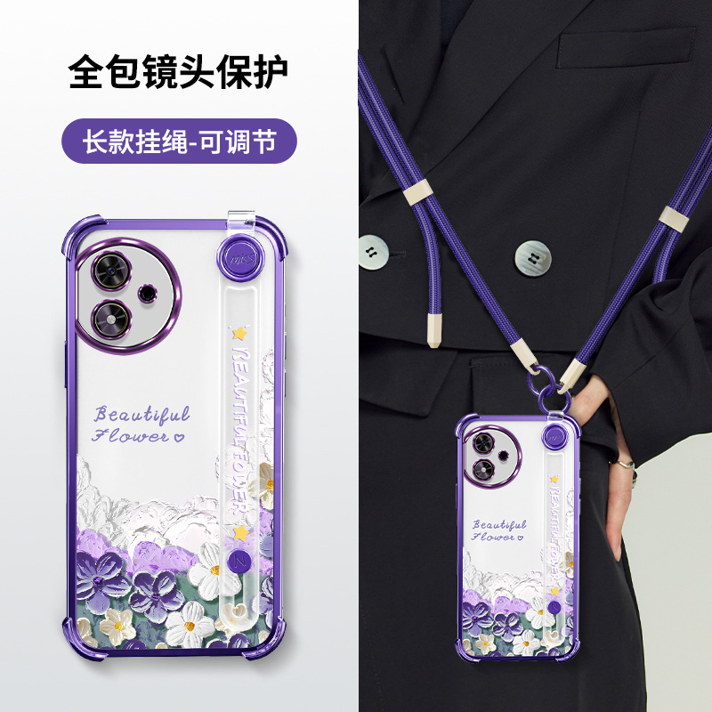 适用荣耀畅玩50手机壳带镜头膜