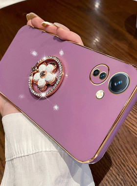 适用oppoK11X手机壳OPPO软硅胶K11新款带支架PHF110保护套PJC110高级感opρo女opook全包5g防摔opρok11手链