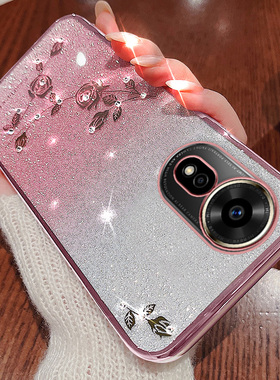 适用于华为hinova12se手机壳女智选hinove12es保护硅胶套SUP一BD00全包防摔渐变透明hinovo软壳hi女新款5G玫