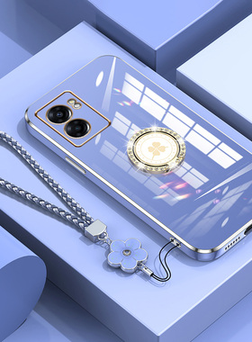 适用oppoA56s手机壳oppo保护A56s硅胶套5G全包防摔opa软壳oppa指环支架opopa四叶草手绳0pp0女S5g新款创意潮
