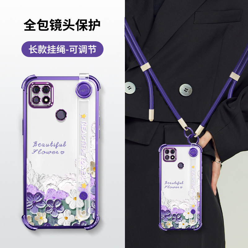 适用OPPOA35手机壳带镜头膜