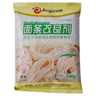 安琪面条改良剂500g 用于面条饺子皮混沌皮烧麦皮等非发酵面制品