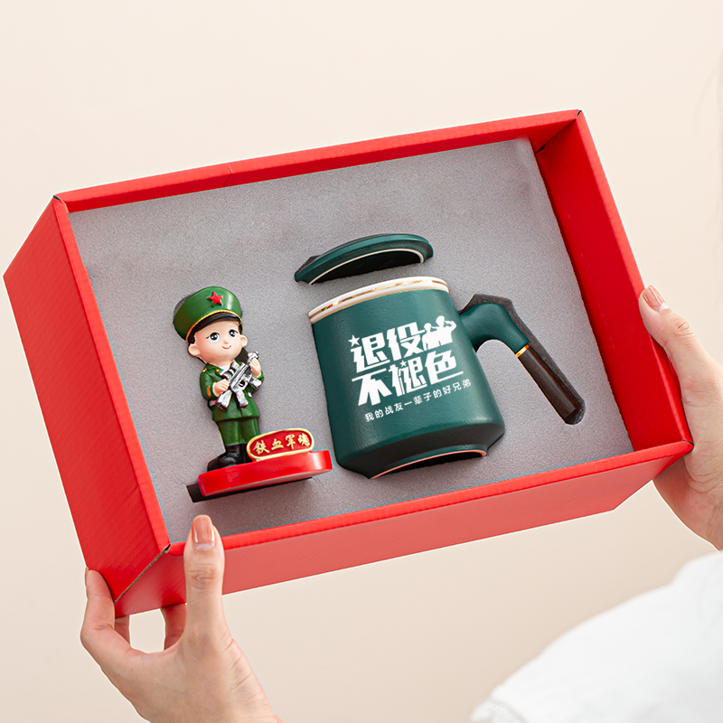八一建军节实用礼物送退伍退役军人老兵慰问品纪念品礼品定制logo