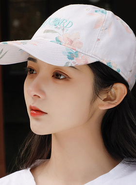 2025新款棒球帽女春秋季薄款韩版显脸小帽子白色鸭舌帽女小众潮牌
