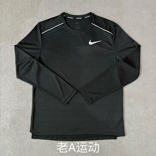 T恤 Nike 耐克 男子春秋运动跑步训练速干透气圆领长袖 010 AJ7569