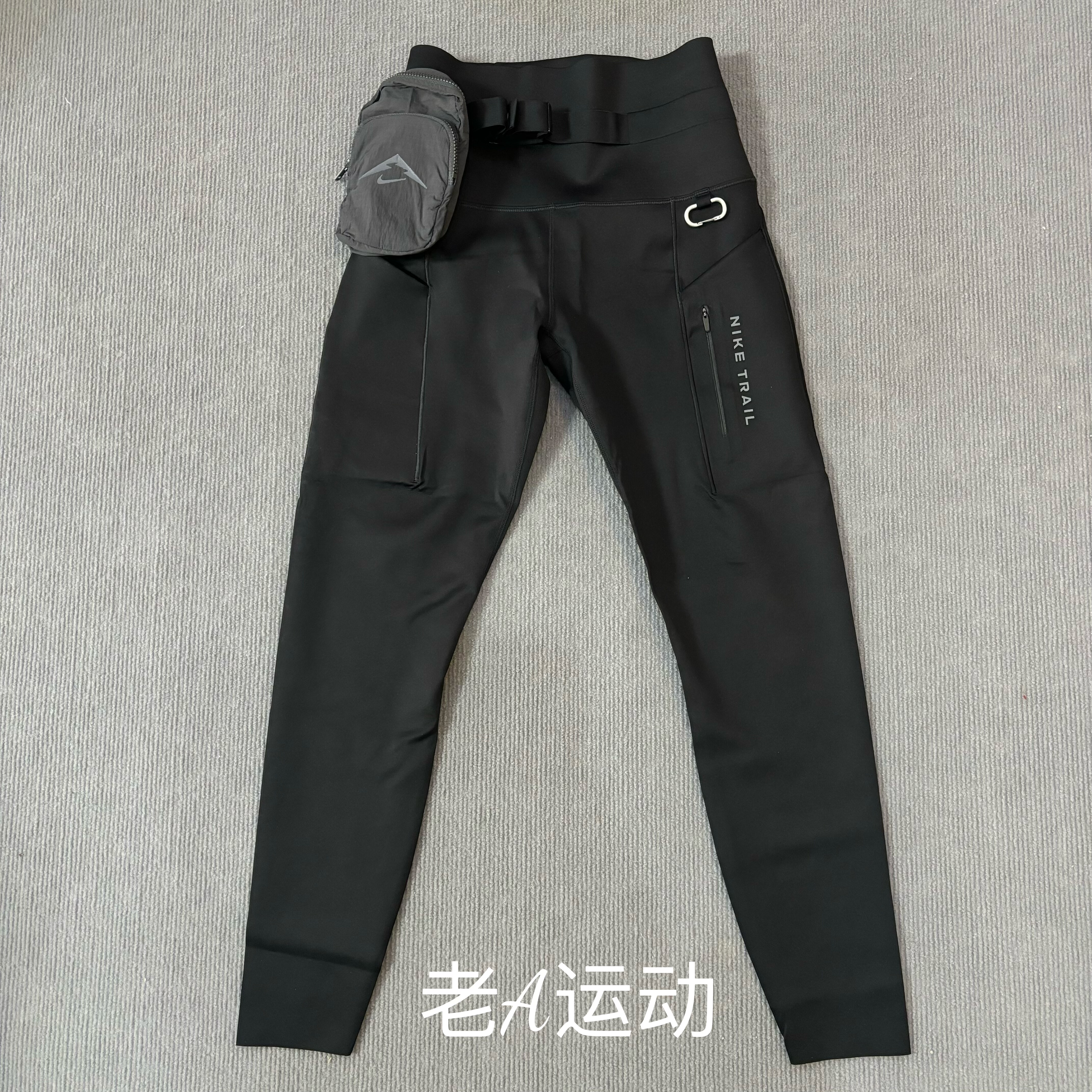 Nike/耐克 女子高强度越野跑步运动健身瑜伽速干紧身裤FN2665-010