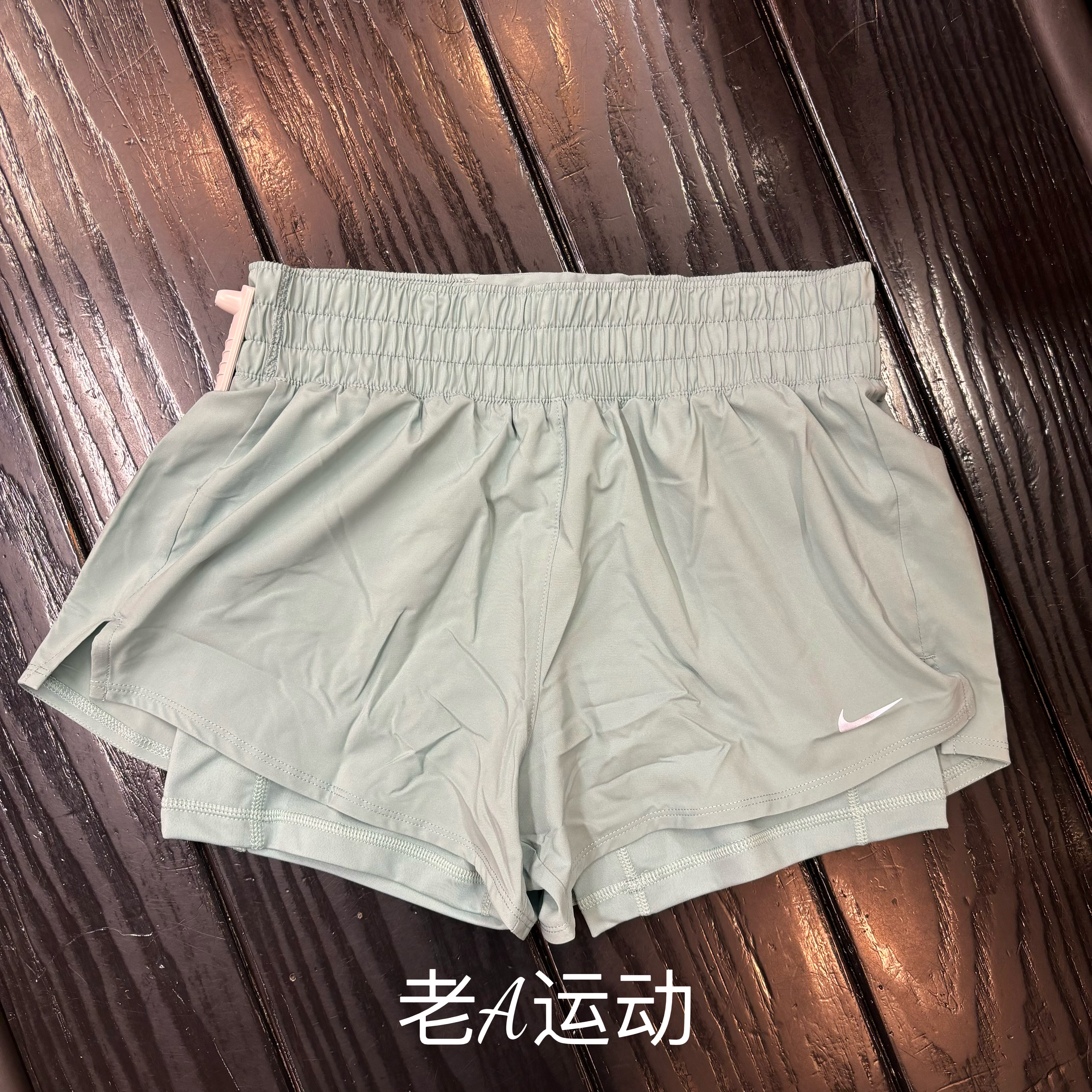 正品Nike/耐克 女子二合一防走光夏季运动训练跑步速干短裤DX6013