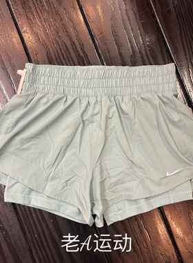 正品Nike/耐克 女子二合一防走光夏季运动训练跑步速干短裤DX6013