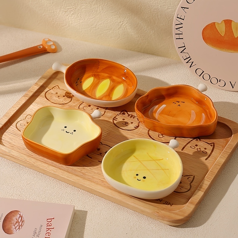 小盘子碟子精致陶瓷火锅蘸料碟家用味碟可爱小菜碟子酱油调味醋碟