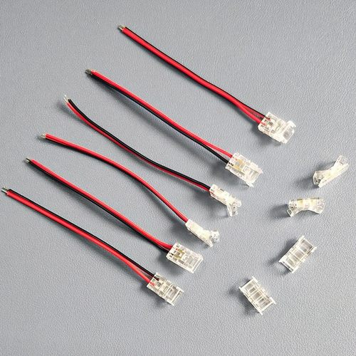 24V低压线型灯带超薄免焊接头