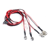 Неограниченная электрическая модель автомобиля, светодиодные фары, металлическая лампочка направленного света