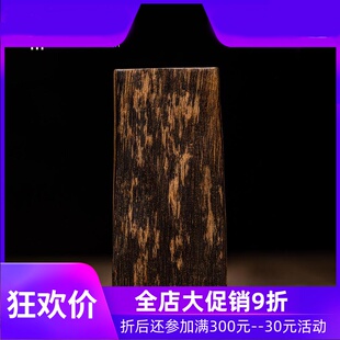 【千手观音】越南芽庄黑棋沉水级满油醇化老料沉香吊坠挂件25.88g