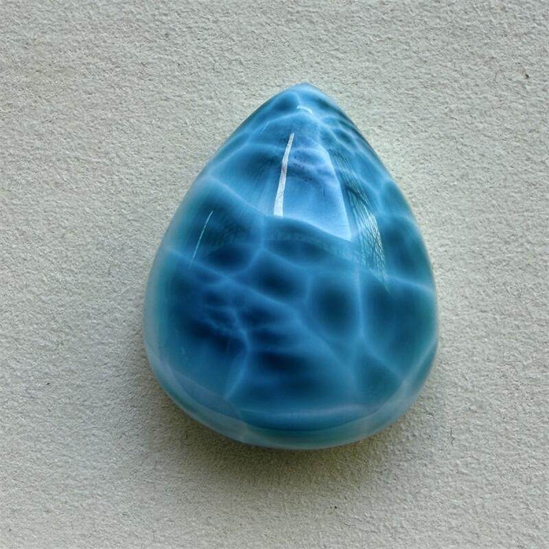 天然水晶多米尼海纹石水滴项链吊坠32克波浪纹玉化拉利玛无优化速,饰品/流行首饰/时尚饰品新,颈饰,淘宝优惠券,粉丝福利购,淘宝优惠卷