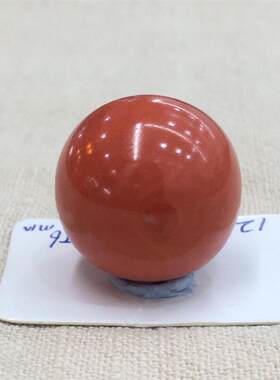 天然莫莫珊瑚台湾大圆珠单颗20.7mm原色momo有机宝石阿卡粉红颂