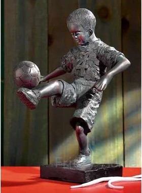 儿童房抽象雕塑合成树脂运动员