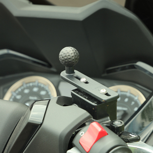 五匹油泵球头配件摩托车金属刹车油泵专用手机支架球头底座配件