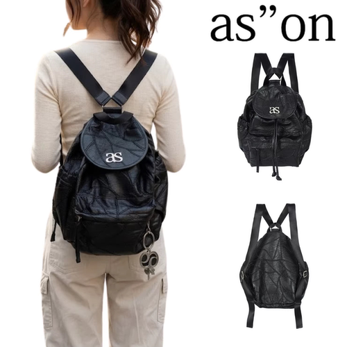 韩国小众机车菱格大容量双肩包