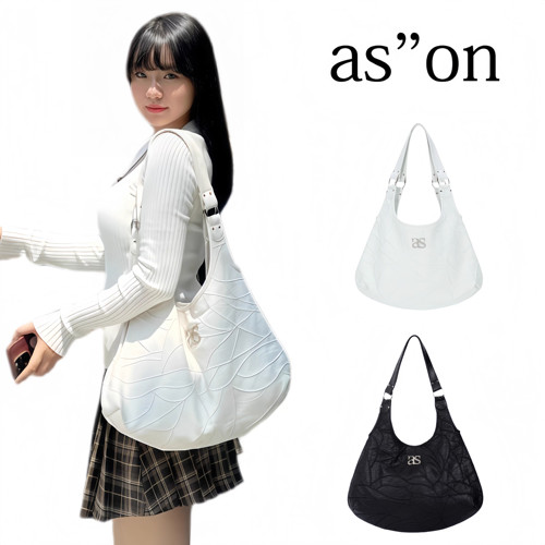 韩国小众ASON菱格月牙腋下包