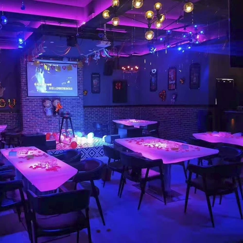 KTV Camellia Light Light Delive Delive Outdoor Cafe Bar Bar Wine Lable и стул Музыкальный батон
