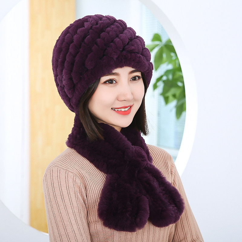 皮草帽子老太太帽子冬季女款真獭帽子