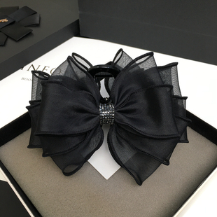 抓夹女高级感2025新款 蝴蝶结发夹日韩优雅气质洋气高级感发抓发饰