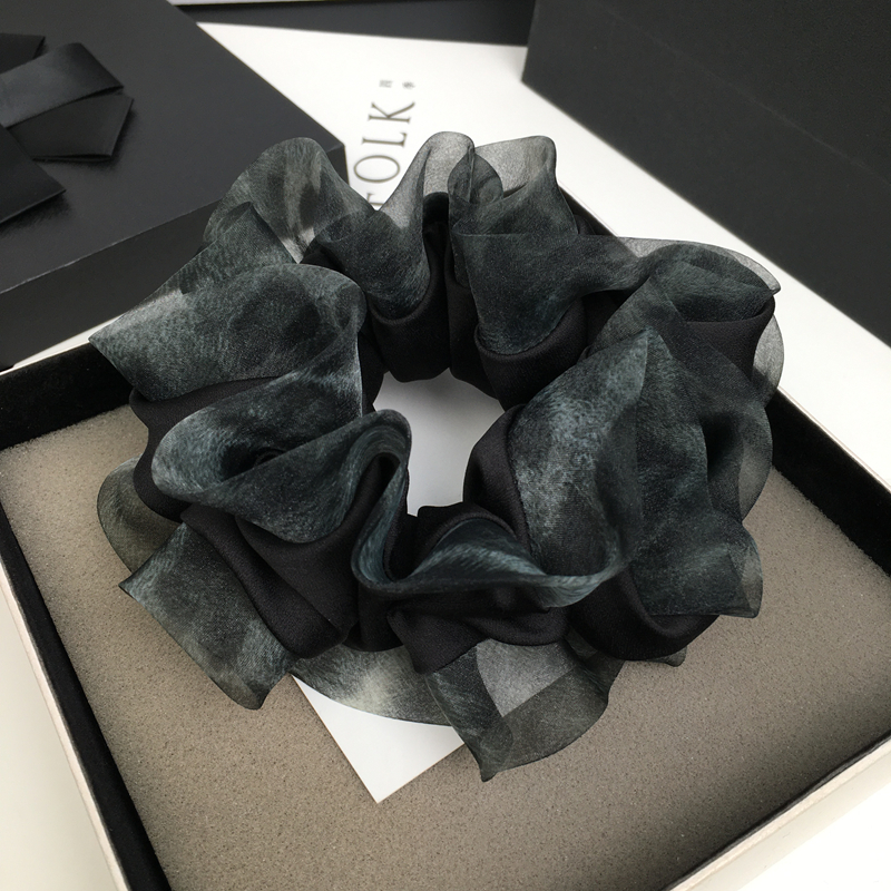 发绳韩系网纱缎面发圈大肠圈发饰