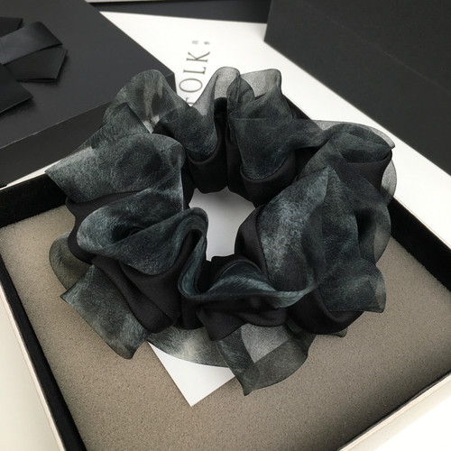 发绳韩系网纱缎面发圈大肠圈发饰