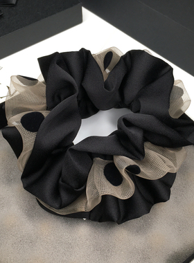 发圈头绳2026新款大肠圈高级感头花扎头发绳低马尾头饰发饰女高端