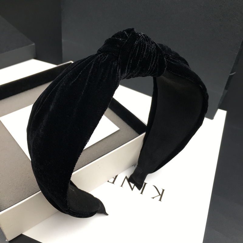 发箍丝绒布艺简约气质宽边头箍