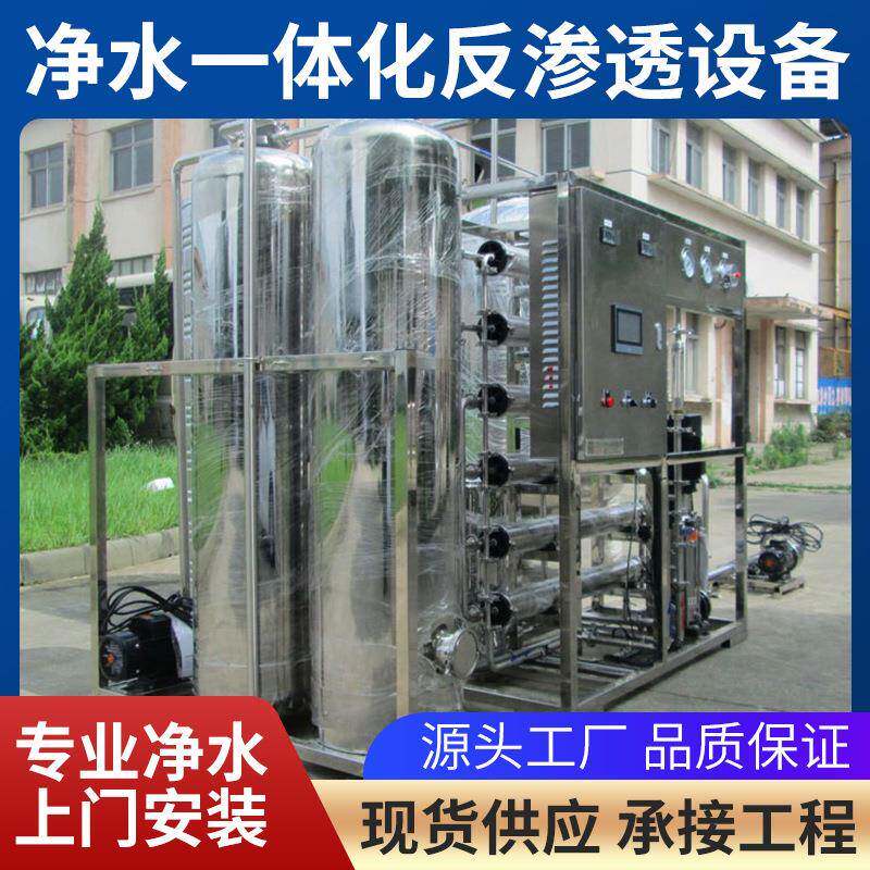 净水一体化设备反渗透设备高纯水机组纯化水去离子设备