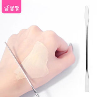 粉底铲AB1sq801-涂抹粉底液铲刮不锈钢刮刀板刮勺化妆师用调