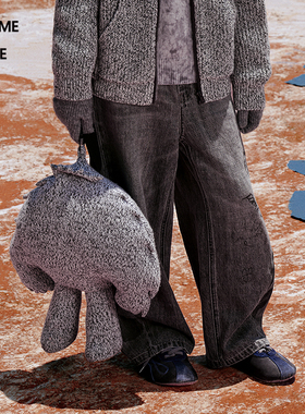 [牛仔新款]蓬马大童长裤香蕉裤毛怪25秋装男女儿童pomme de terre