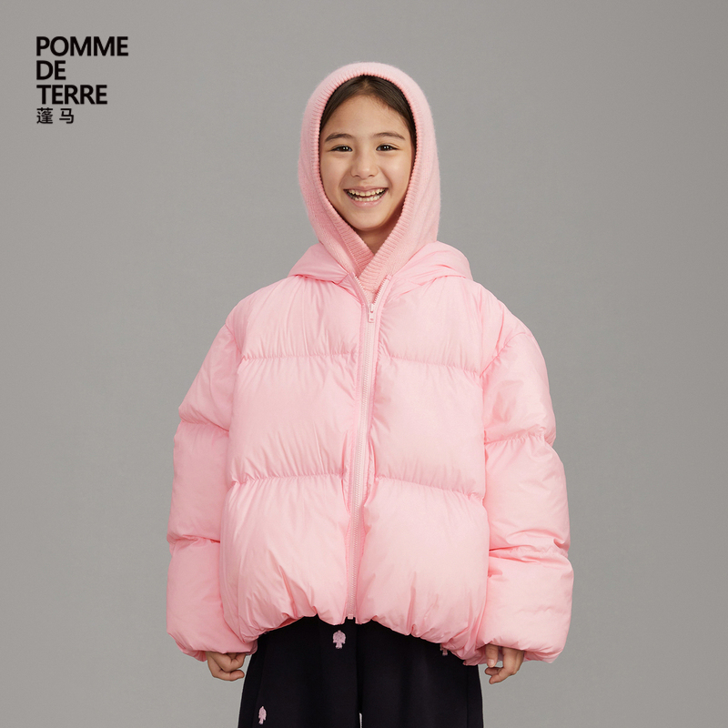 蓬马短款羽绒服pommedeterre