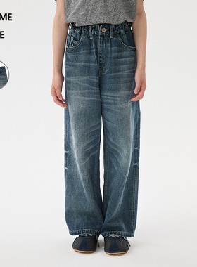 [牛仔新款]蓬马大童长裤子棉麻混纺25秋装男女儿童pomme de terre