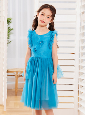 男生女生童装女大童背心连衣裙NDLGJ23500A