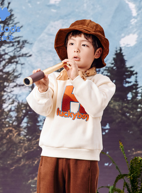 男生女生男小童立体图案百搭卫衣NJNCJ43155A