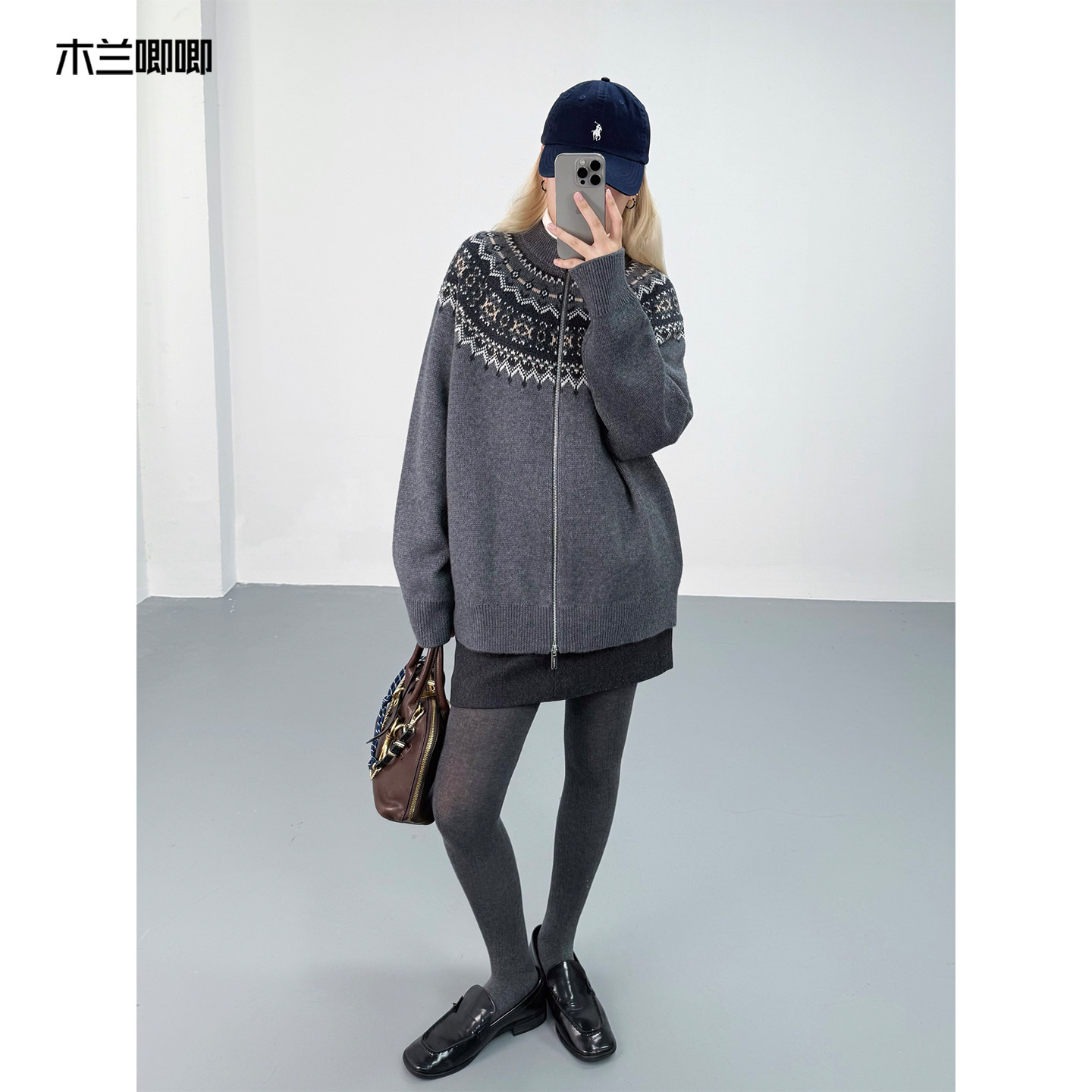 费尔岛提花插肩袖针织开衫纯羊毛软糯蓬松保暖长款拉链毛衣外套女,女装/女士精品,毛衣,淘宝优惠券,粉丝福利购,淘宝优惠卷