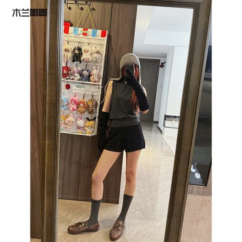 木兰唧唧 26秋新款叠穿气质针织背心醋酸羊毛亲肤无袖吊带