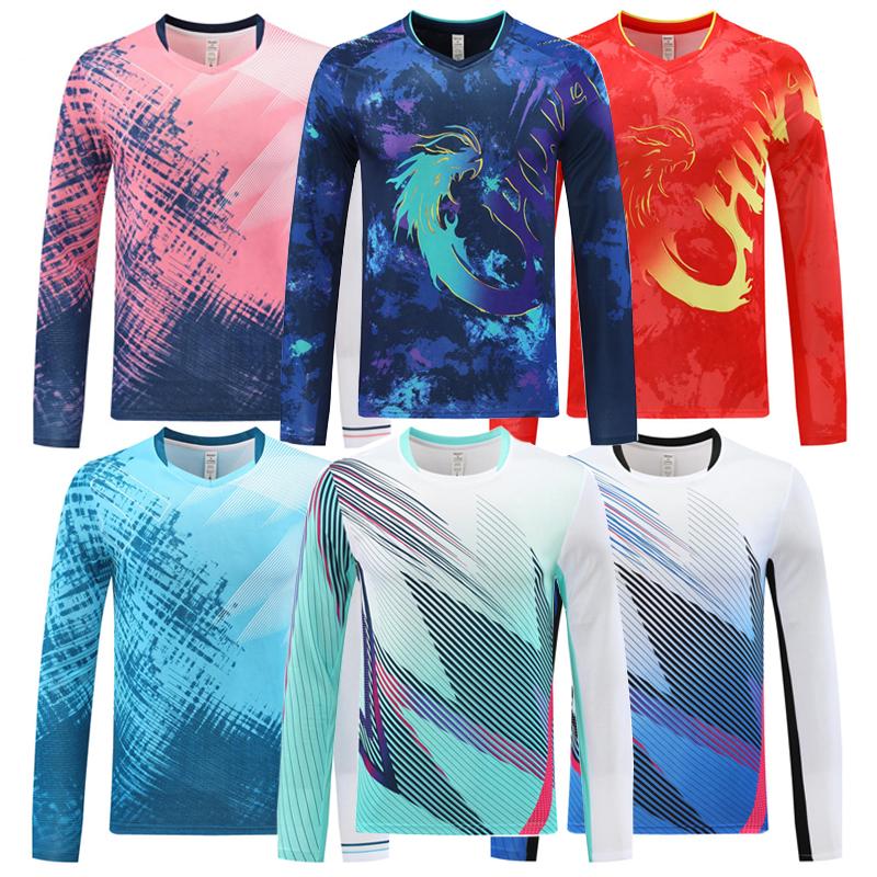 2025新款羽毛球服长袖单上衣