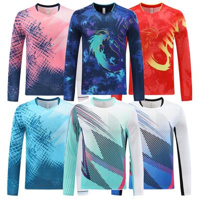 2025新款羽毛球服长袖单上衣