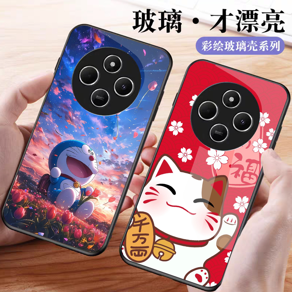 小米红米14R5G钢化玻璃卡通