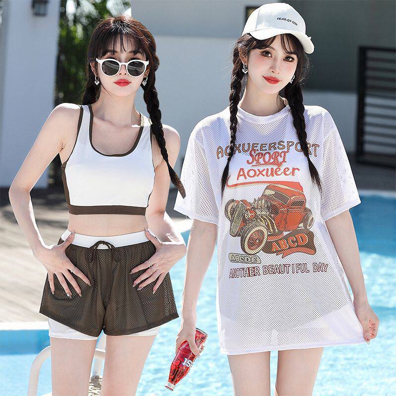 夏季热卖女运动风泳衣分