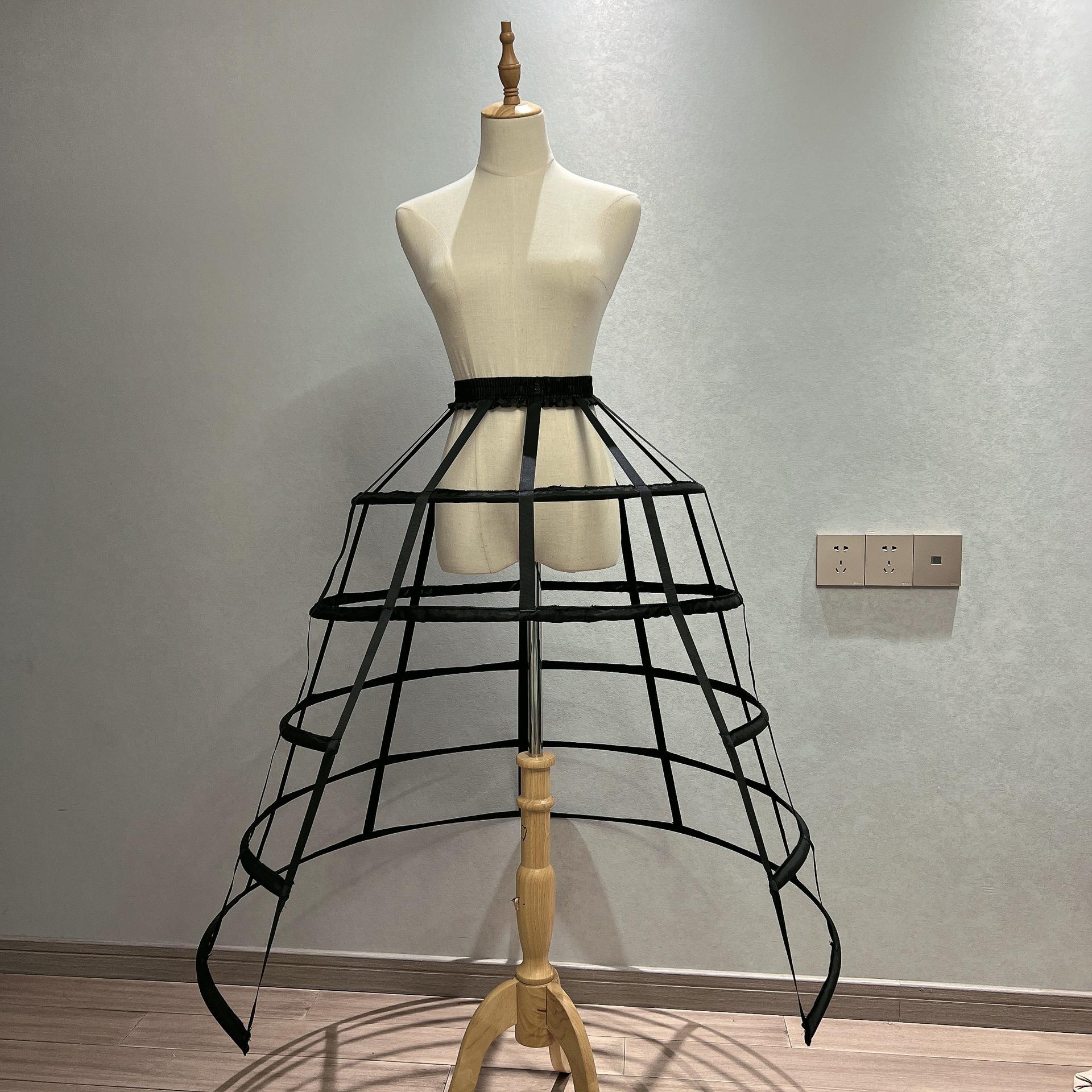 现货lolita洛丽塔5圈开叉