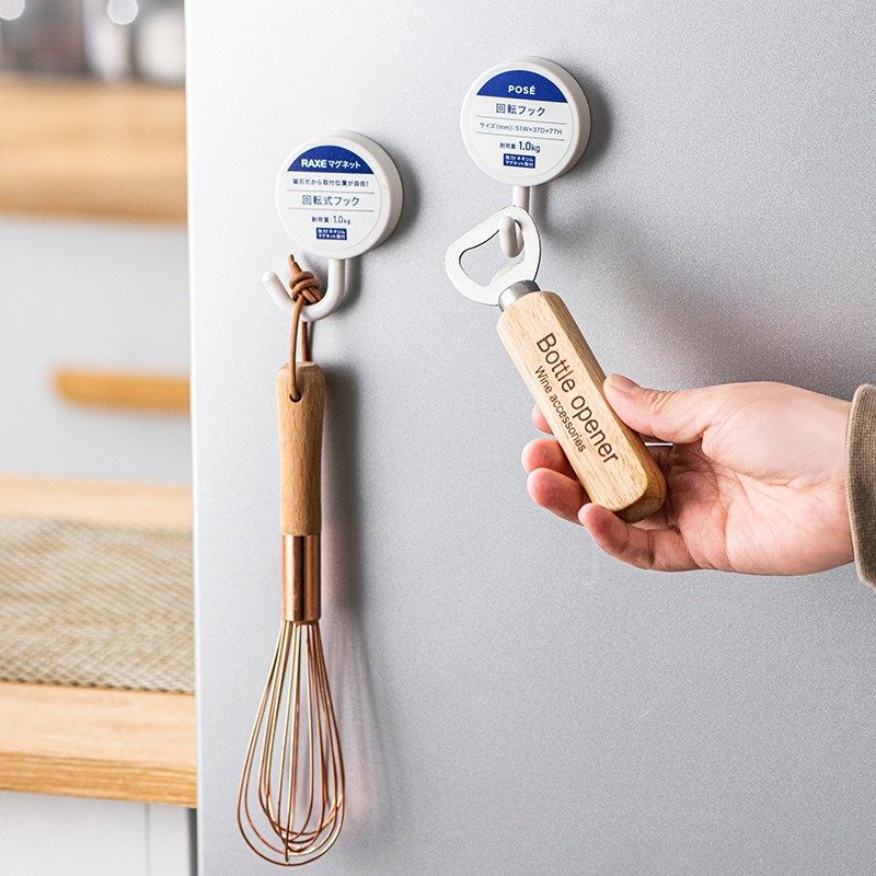 ASVEL冰箱磁吸挂钩免打孔无痕强力吸附磁铁厨房多功能毛巾创意钩,收纳整理,挂钩/粘钩,淘宝优惠券,粉丝福利购,淘宝优惠卷